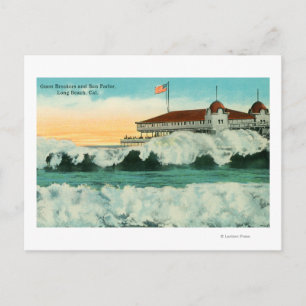 Uitzicht van Giant Breakers en de Sun Parlor Briefkaart