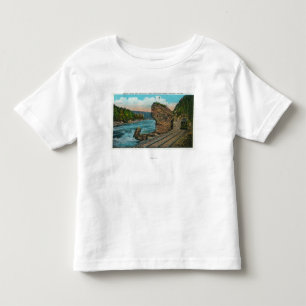 Uitzicht van Giant Rock en Trolley Line door Kinder Shirts