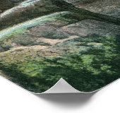 Uitzicht van Giant Rock Steps in Rockface Poster (Hoek)