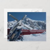 Uitzicht van Glacier Briefkaart (Voorkant / Achterkant)