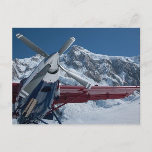 Uitzicht van Glacier Briefkaart (Voorkant)