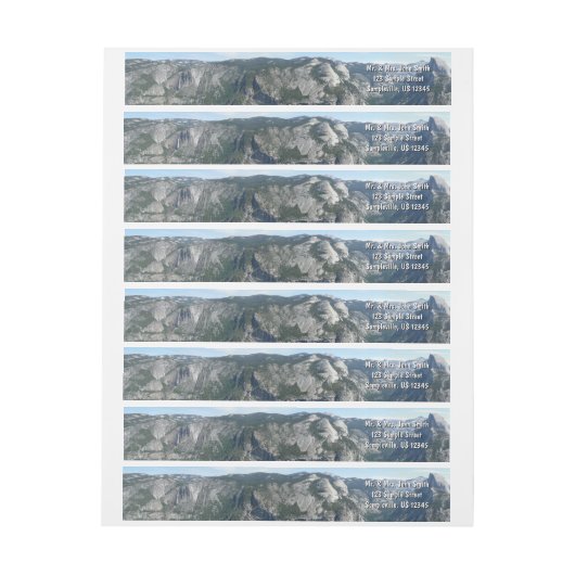 Uitzicht van Glacier Point in het Nationaal Park Y (Vel)