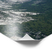 Uitzicht van Glacier Point in het Nationaal Park Y Foto Afdruk (Hoek)