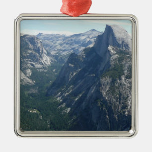 Uitzicht van Glacier Point in het Nationaal Park Y Metalen Ornament