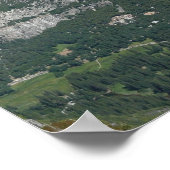 Uitzicht van Glacier Point in het Nationaal Park Y Poster (Hoek)