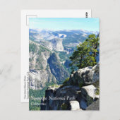 Uitzicht van Glacier Point, Yosemite, CA-Briefkaar Briefkaart (Voorkant / Achterkant)