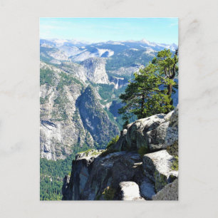 Uitzicht van Glacier Point, Yosemite, CA Briefkaart