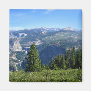 Uitzicht van Glacier Point, Yosemite, CA Magneet