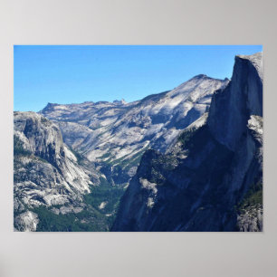 Uitzicht van Glacier Point, Yosemite, CA Poster