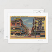 Uitzicht van Grant Avenue, Chinatown Briefkaart (Voorkant / Achterkant)