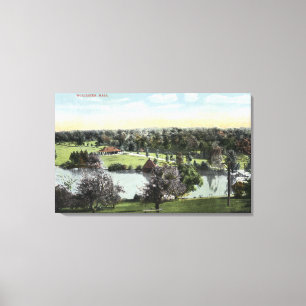 Uitzicht van Green Hill Park Canvas Afdruk