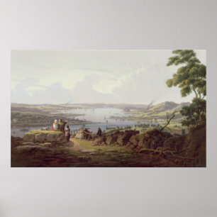 Uitzicht van Greenock, Schotland Poster