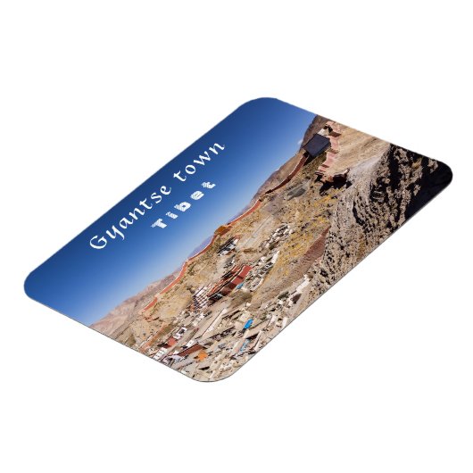 Uitzicht van Gyantse en het klooster van Palcho va Magneet (Linkerzijde)