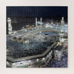Uitzicht van Hadj-pelgrims aan de Ka'aba, Mekka Legpuzzel