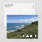 Uitzicht van Haifa, baai in Israel Briefkaart (Voorkant / Achterkant)