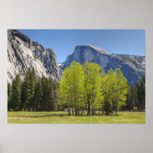 Uitzicht van Half Dome Poster