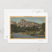 Uitzicht van Half Dome uit Valley Floor Briefkaart (Voorkant / Achterkant)