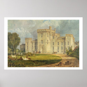Uitzicht van Hampton Court uit het noordwesten, c. Poster