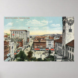 Uitzicht van Harrington Corner Poster