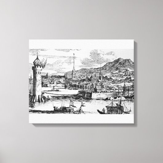 Uitzicht van Havana Canvas Afdruk (Voorkant)