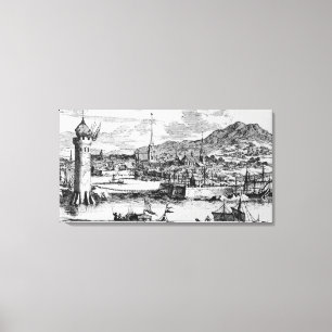Uitzicht van Havana Canvas Afdruk