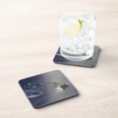 Uitzicht van Hawaï uit de ruimte Bier Onderzetter (Rechterzijde)