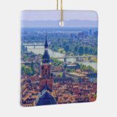 Uitzicht van Heidelberg, Duitsland Keramisch Ornament (Rechts)
