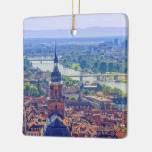 Uitzicht van Heidelberg, Duitsland Keramisch Ornament (Links)