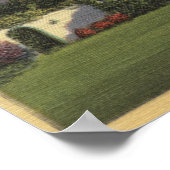 Uitzicht van Herbert Hoover's Home, Stanford U. Poster (Hoek)