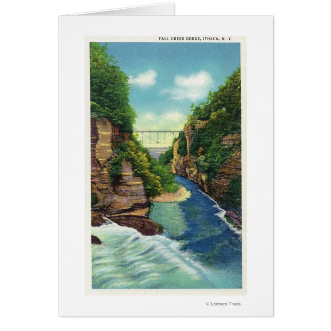 Uitzicht van Herfst Creek Gorge (Voorkant)