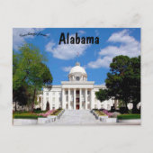 Uitzicht van het Alabama State Capitol in Montgome Briefkaart (Voorkant)