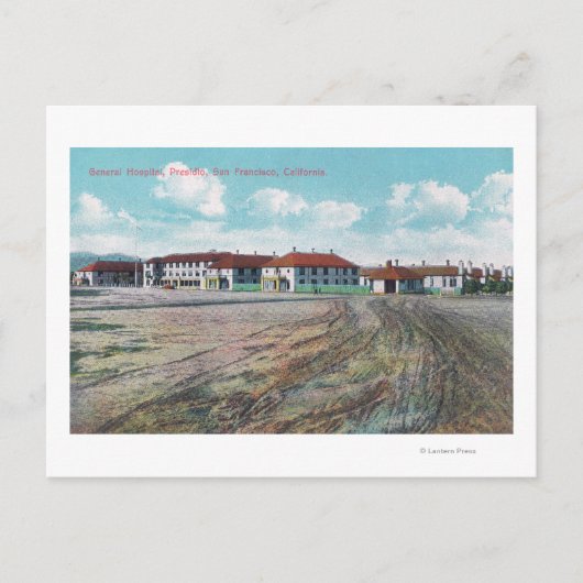 Uitzicht van het Algemeen Ziekenhuis, Presidio Briefkaart (Voorkant)