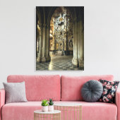 Uitzicht van het altaar en het "Transparente", c.1 Canvas Afdruk (Insitu (Woonkamer))