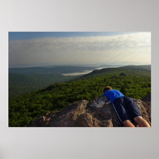 Uitzicht van het Appalachian Trail, Grayson Highla Poster