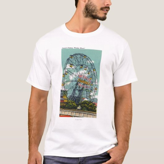 Uitzicht van het beroemde reuzenrad t-shirt (Voorkant)
