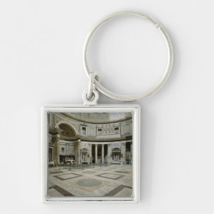 Uitzicht van het binnenland sleutelhanger