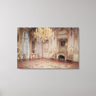 Uitzicht van het binnenland van de Grand Salon Canvas Afdruk