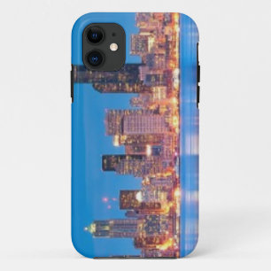 Uitzicht van het blauwe uur in het centrum van Sea iPhone 11 Hoesje