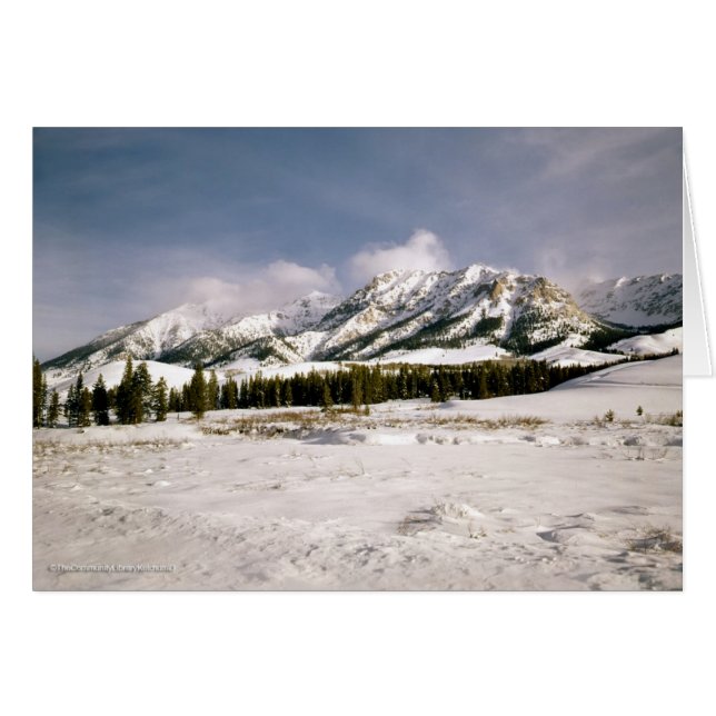 Uitzicht van het Boulder Mountain (Voorkant Horizontaal)