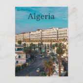 Uitzicht van het Briefkaart Algiers Algerije (Voorkant)