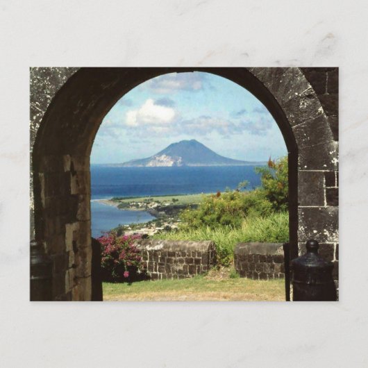 Uitzicht van het Briefkaart van de Brimstone Hill  (Voorkant)