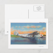 Uitzicht van het Californische Clipper Plane Briefkaart (Voorkant / Achterkant)
