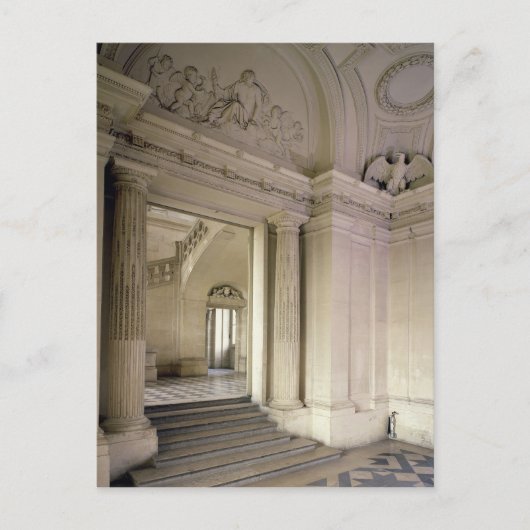 Uitzicht van het centrale gebouw 1642-51 briefkaart (Voorkant)