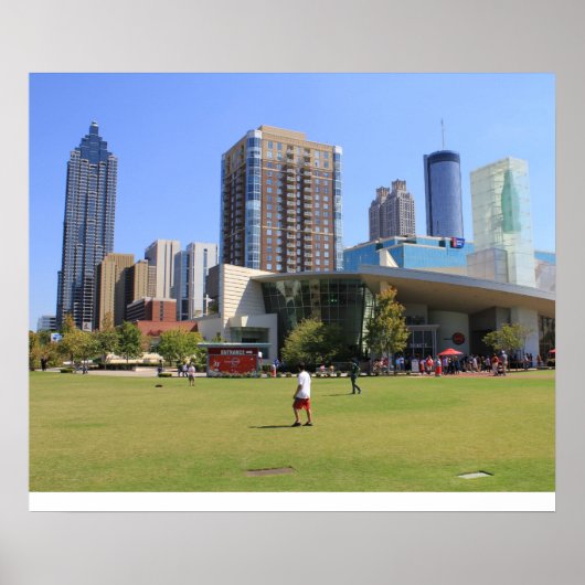 uitzicht van het centrum van Atlanta Poster (Voorkant)