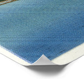 Uitzicht van het Cobbosseecontee-meer op Cuba Poster (Hoek)