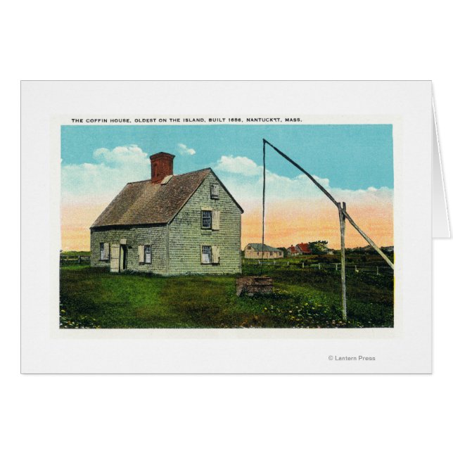 Uitzicht van het Coffin House, oudste op het eilan (Voorkant Horizontaal)