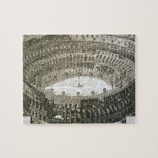 Uitzicht van het Colosseum uit de Uitzichten van R Legpuzzel (Horizontaal)
