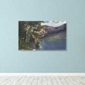 Uitzicht van het Convictmeer in de hoge Sierra Canvas Afdruk (Insitu (Houten vloer))