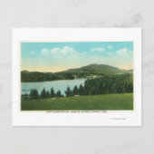 Uitzicht van het dampmeer met Mt. Baker op afstand Briefkaart (Voorkant)