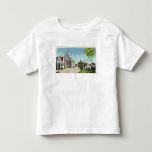 Uitzicht van het Deense dorp Kinder Shirts